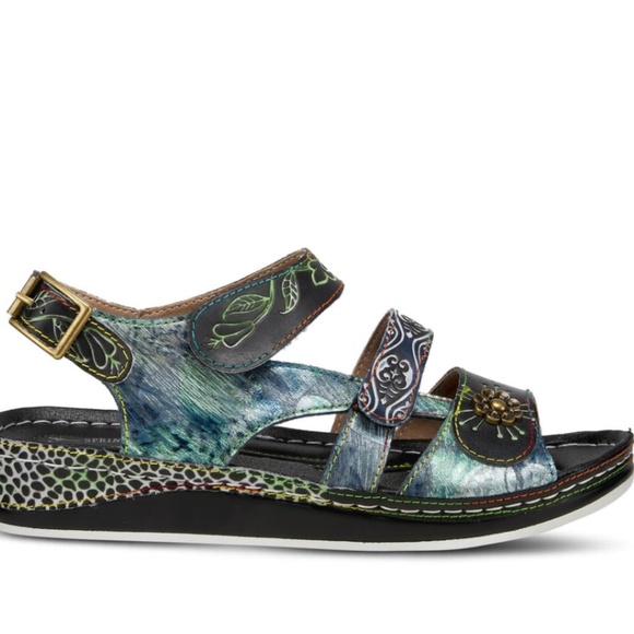 l'artiste BLK/Iridescence Sandals, 41/10 Summer Sale - Picture 6 of 8